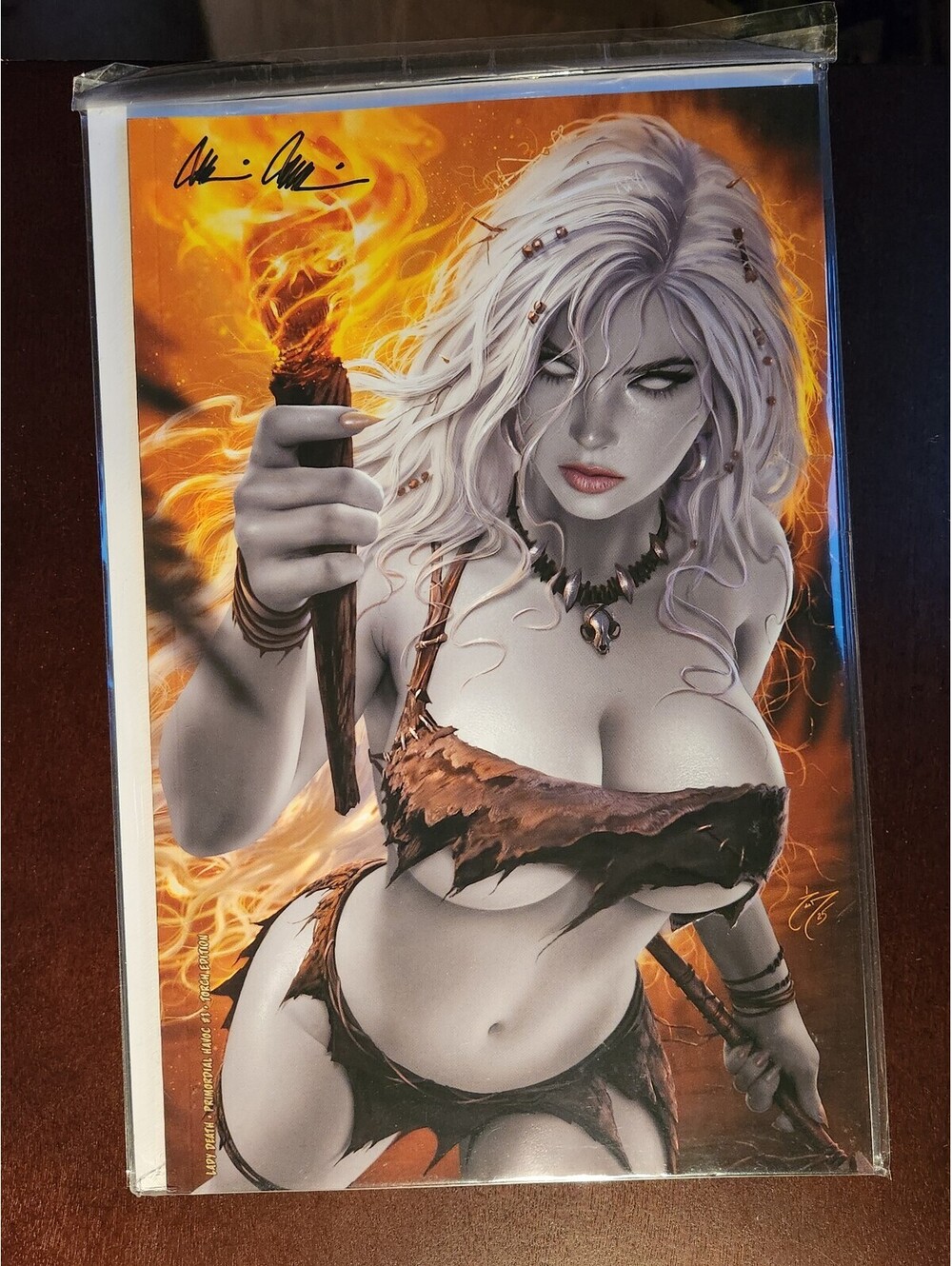 Lady Death: Primordial Havoc # 1AD Torch Variant